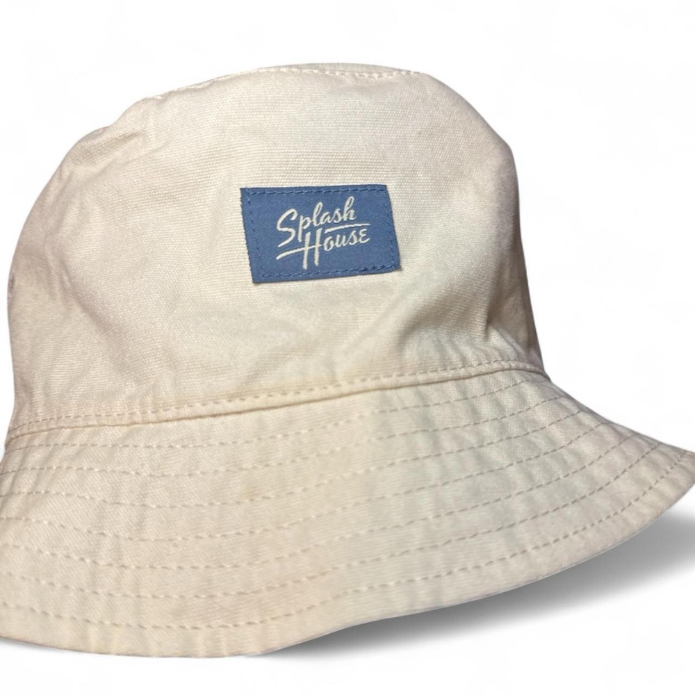 💴SOLD💴 Splash House Reversible Floral Print x Khaki Bucket Hat — One Size - Picture 6 of 6